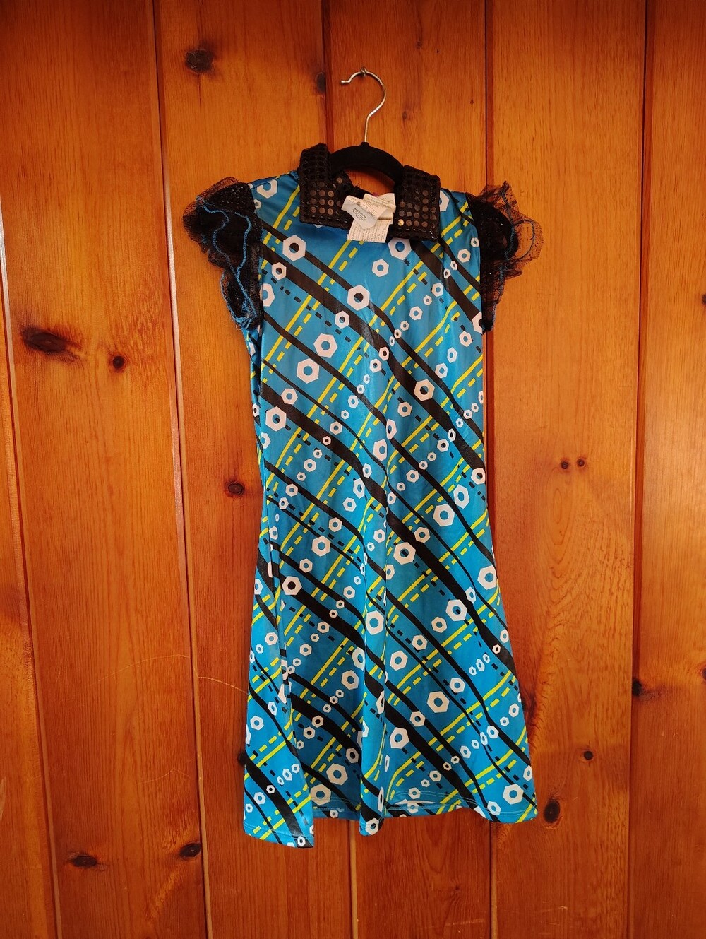 Frankie Stein Dress Costume Size Medium